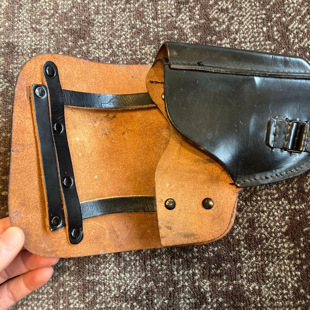 【本革ホルスター付き】MARUZEN ワルサーP38 ガスガン 箱あり