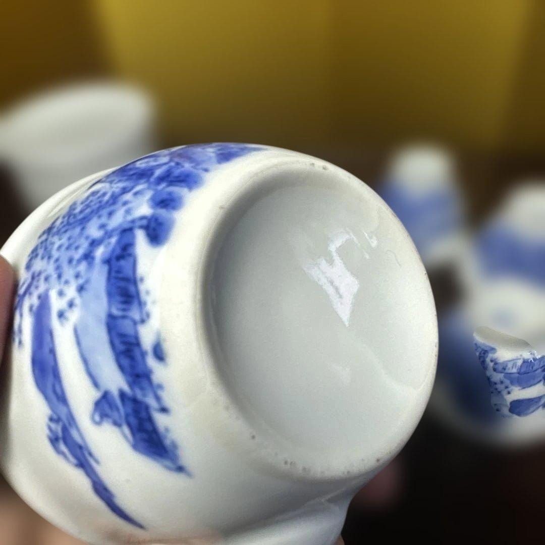 平安焼，鍋島焼，有田焼，清水焼，青白磁， 茶道具セット