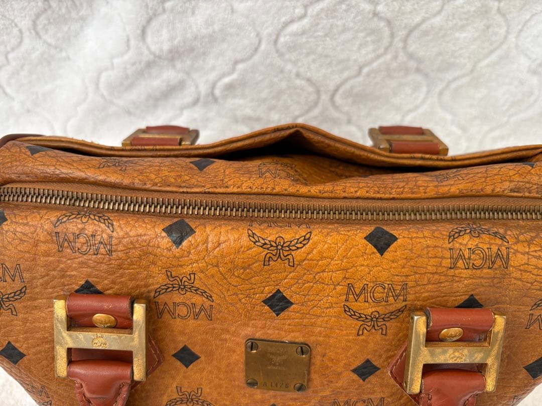 MCM オールドロゴ ヴィンテージ ボストンバッグ