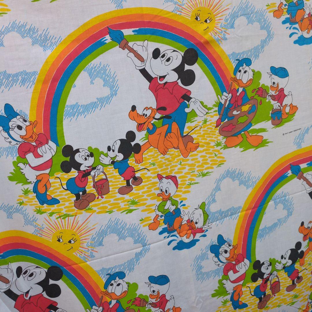 ディズニー　ミッキーマウス シーツ　ビンテージ　USA　セット