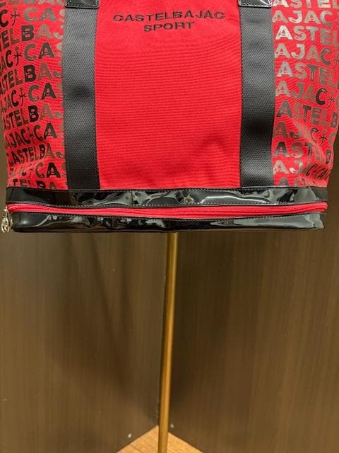 カステルバジャック CBT035 トートバッグ レッド/ブラック 新品