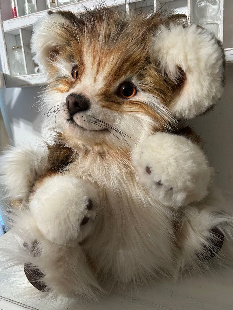 海外作家様　ぬいぐるみ　テディベア　アートドール　たぬき