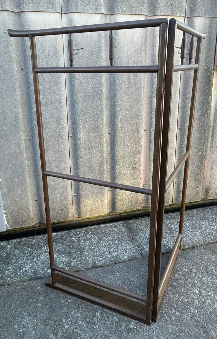 稀少/古道具/当時物/無垢材/木製/衣紋掛け/衣桁/着物掛け/20