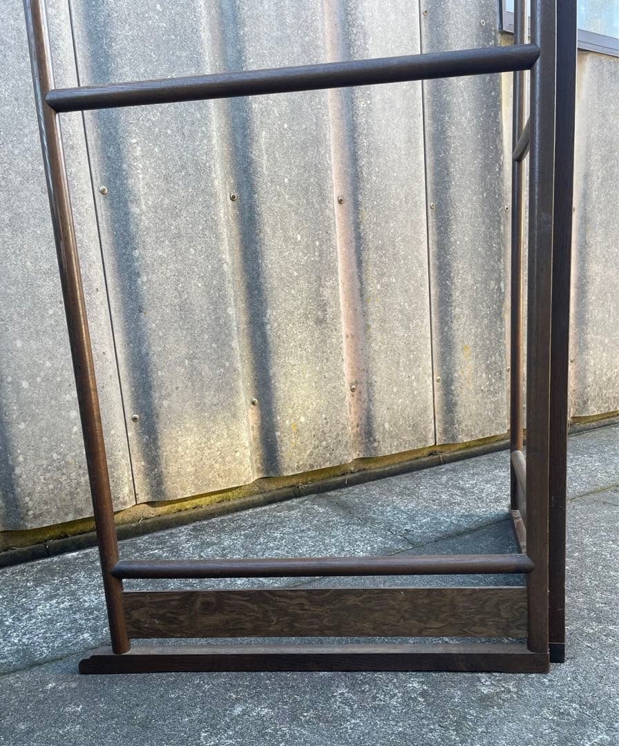 稀少/古道具/当時物/無垢材/木製/衣紋掛け/衣桁/着物掛け/20