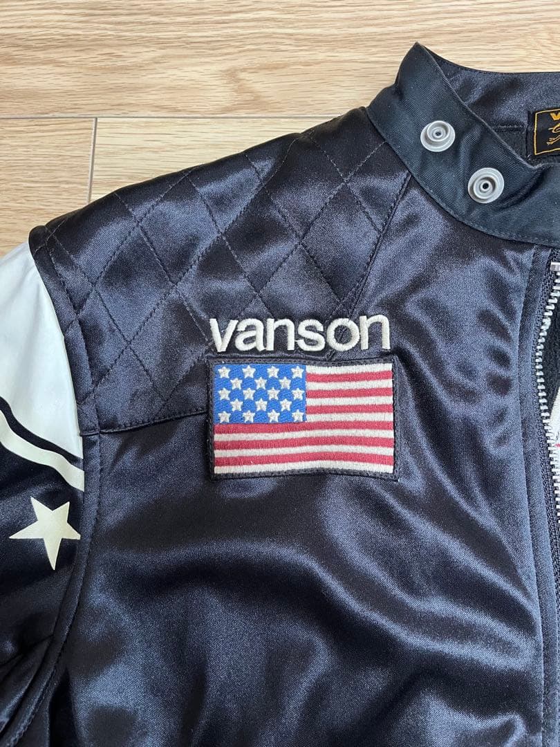 バンソンVANSON ABV-702 ボンディング シングルライダースジャケット