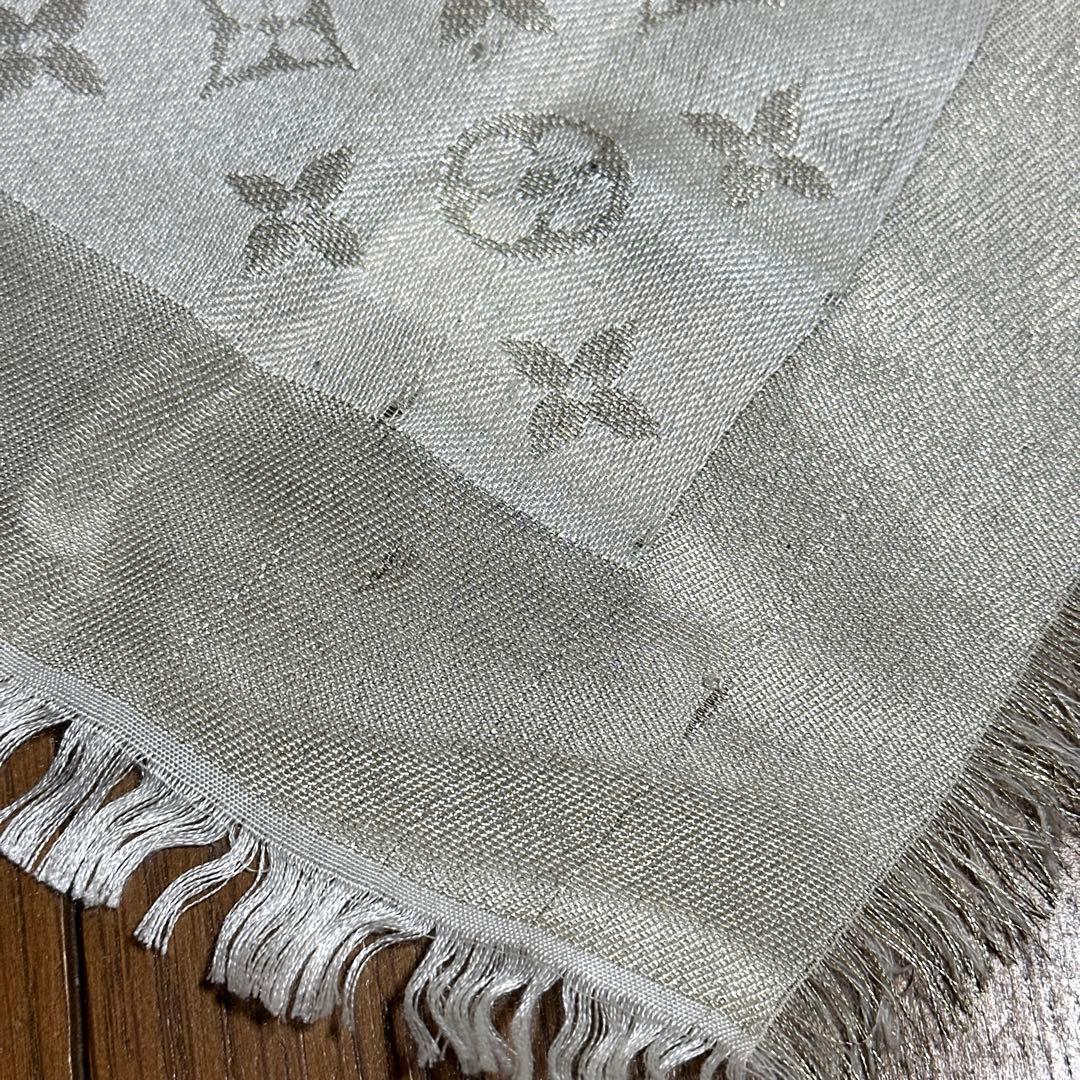 LOUIS VUITTON モノグラム シャイン 大判スカーフ ストール