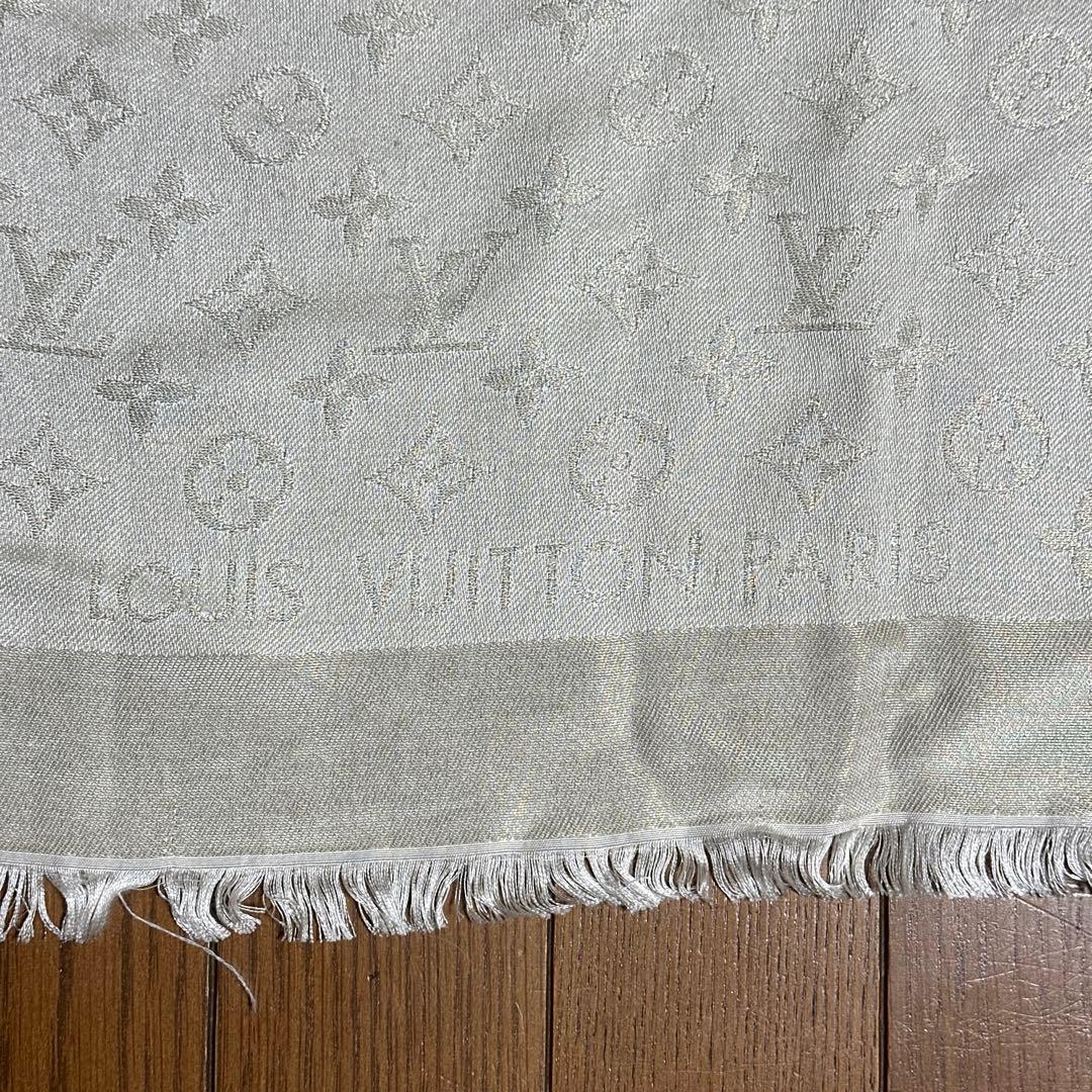 LOUIS VUITTON モノグラム シャイン 大判スカーフ ストール