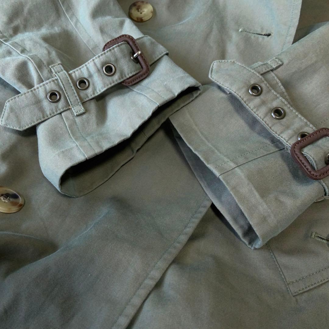 英国製GRENFELL グレンフェル トレンチコート 36 ウールライナー付