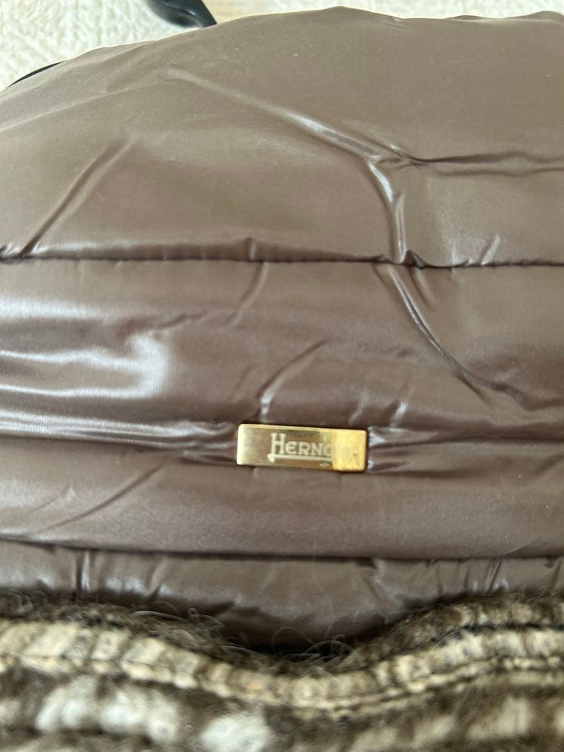 【zhangyuqing3919】HERNO　ツイードジャケットコート