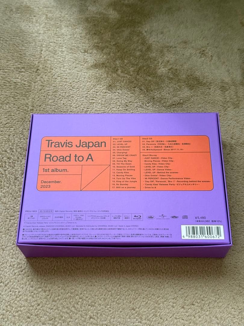 TravisJapan Road to A fc限定版