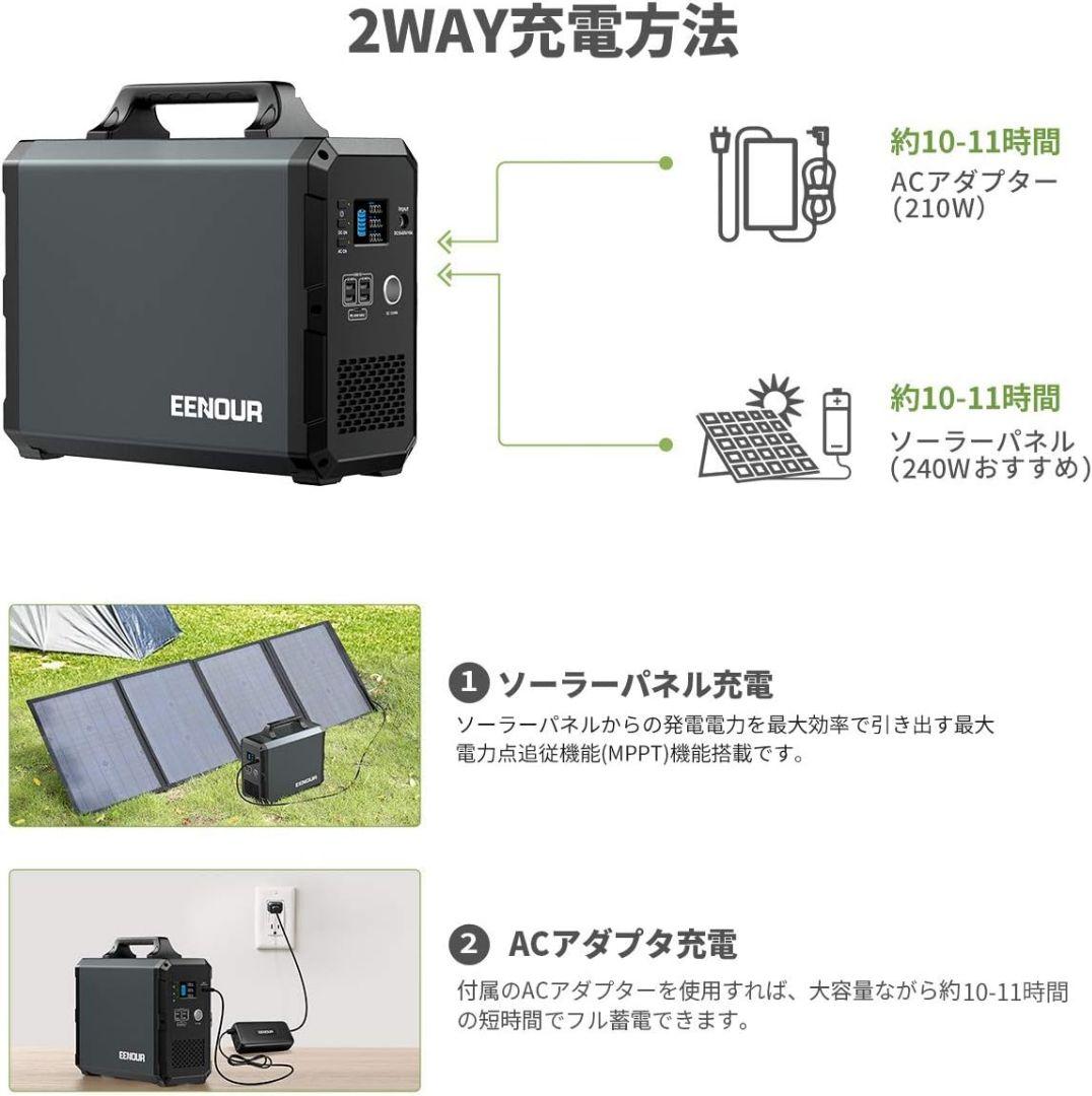 EENOUR（イーノウ） ポータブル電源 EB180 1800Wh定格1000W