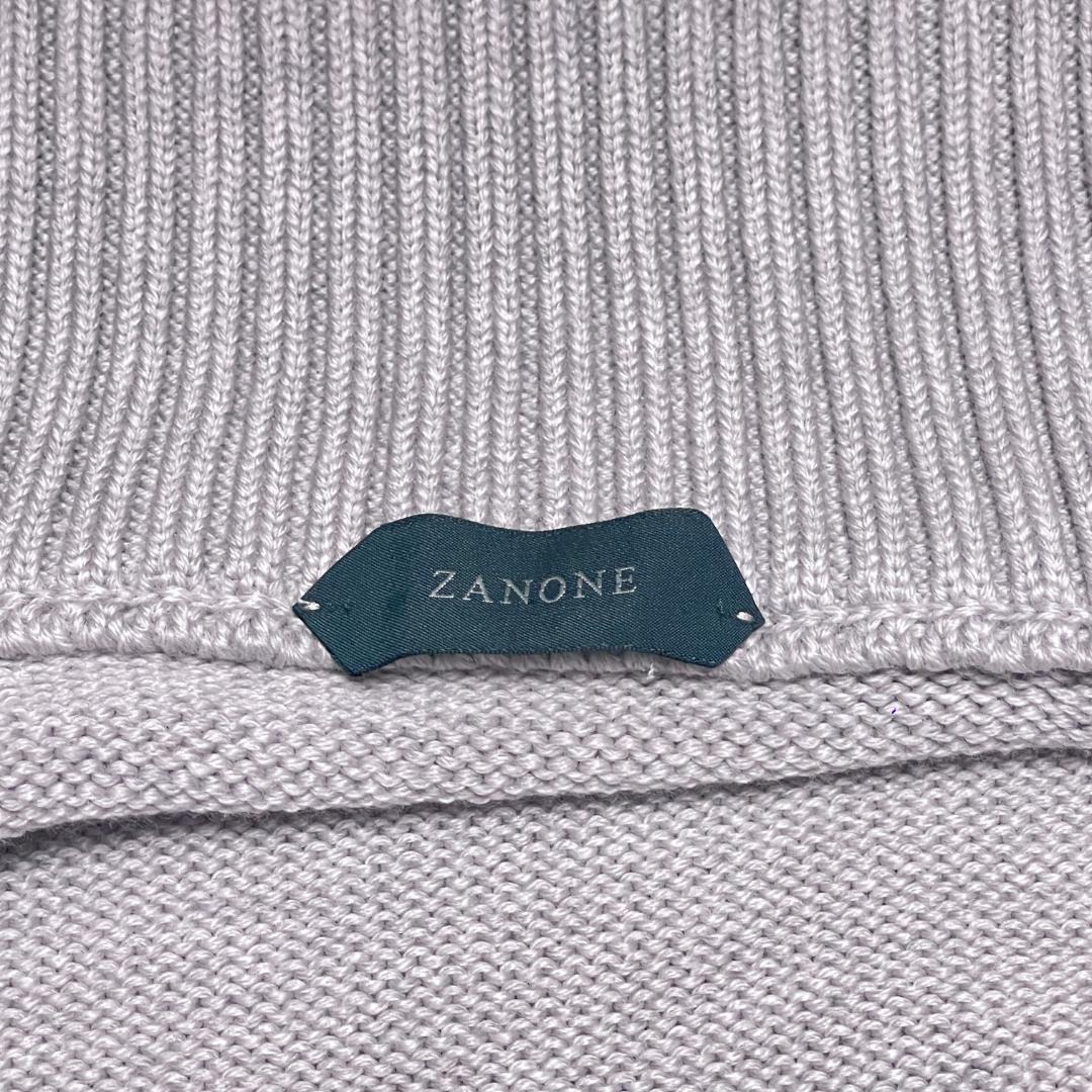 ZANONE CHIOTO 46 スタンドカラー ニットブルゾン ザノーネ