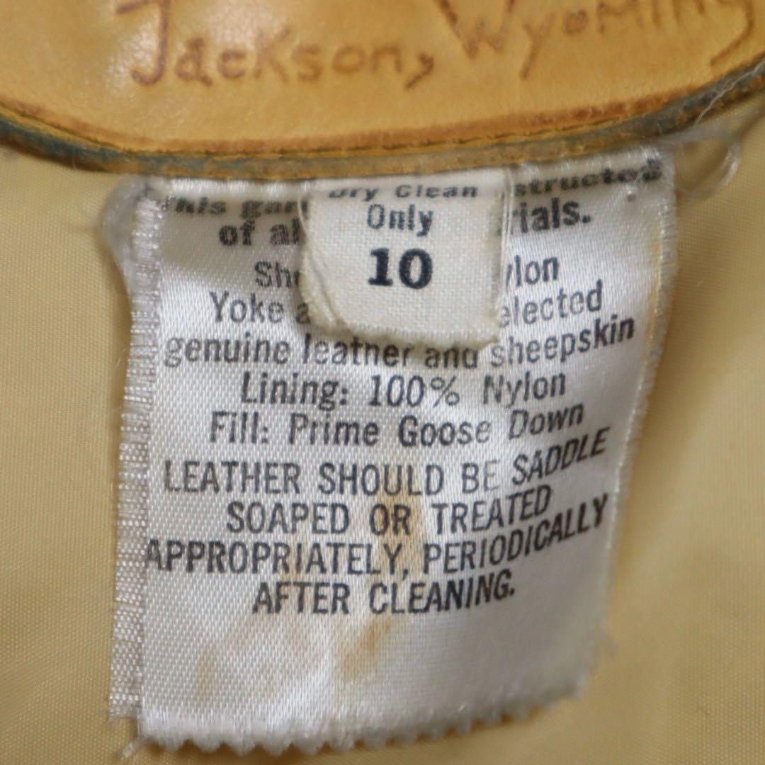 70s Rocky Mountain ダウンベスト レザー リアルファー