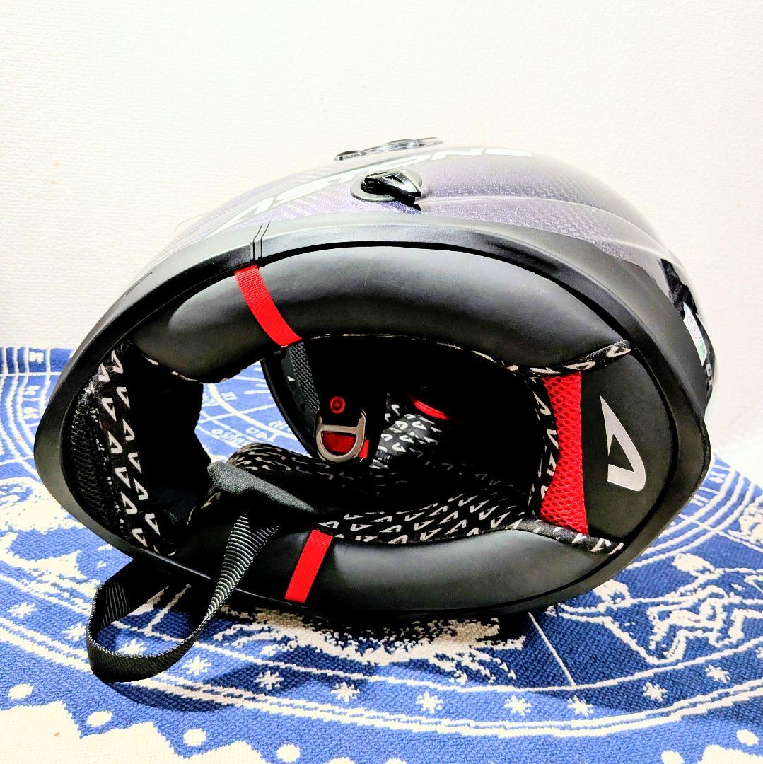 極美品　ASTONE GT-1000F IRIDIUM カーボンヘルメット