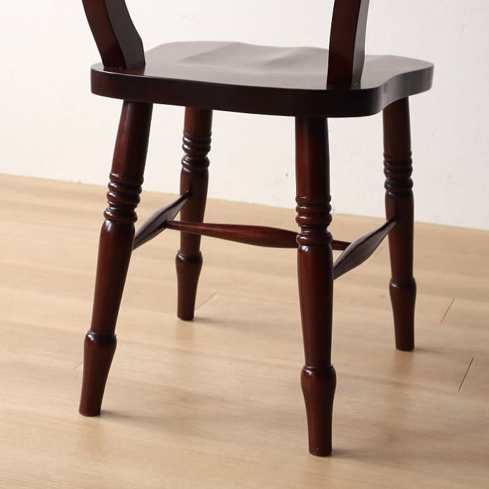 アンティーク マホガニー ワイコムチェア 古家具 無垢材