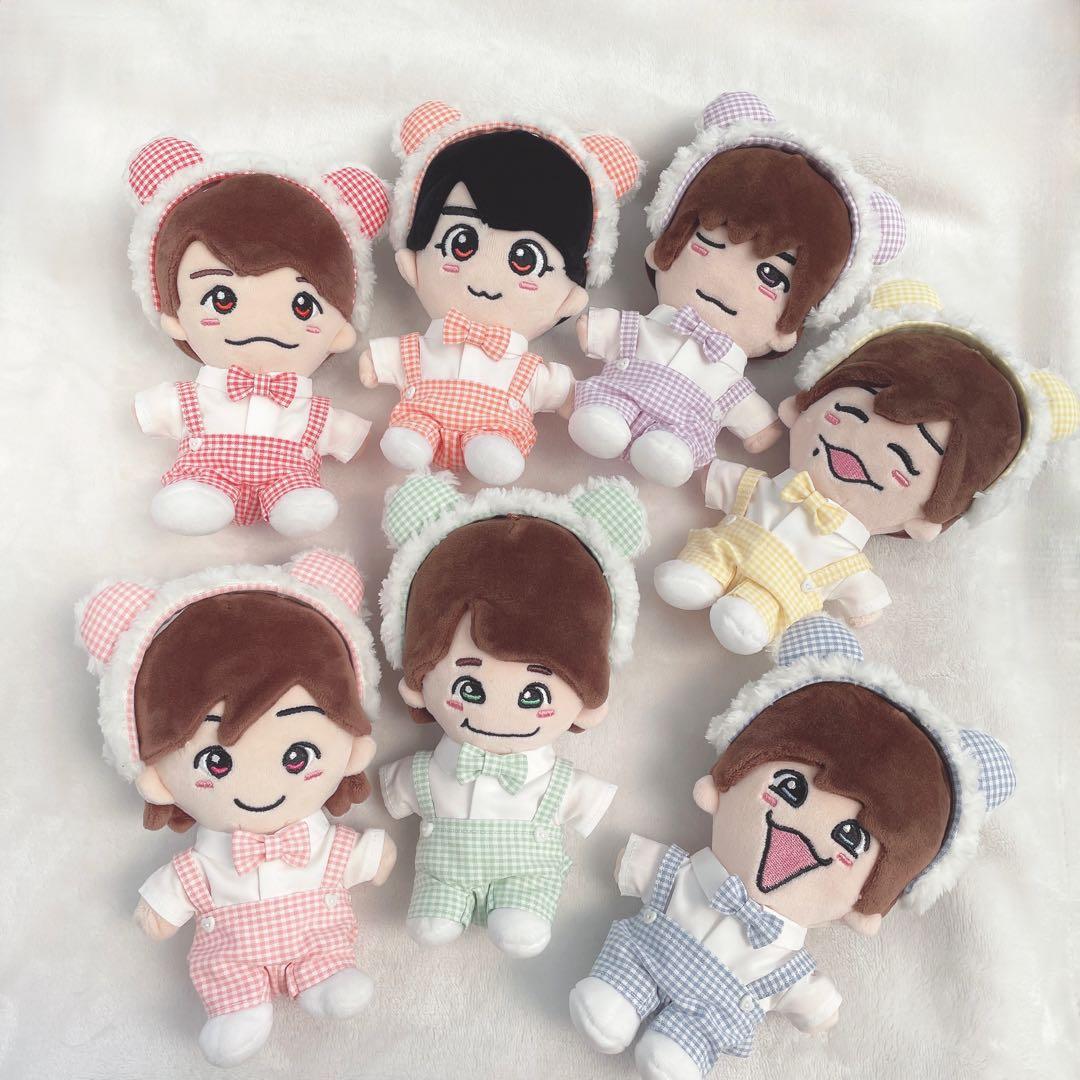 なにわ ちびぬい用 チェックベレー帽セット