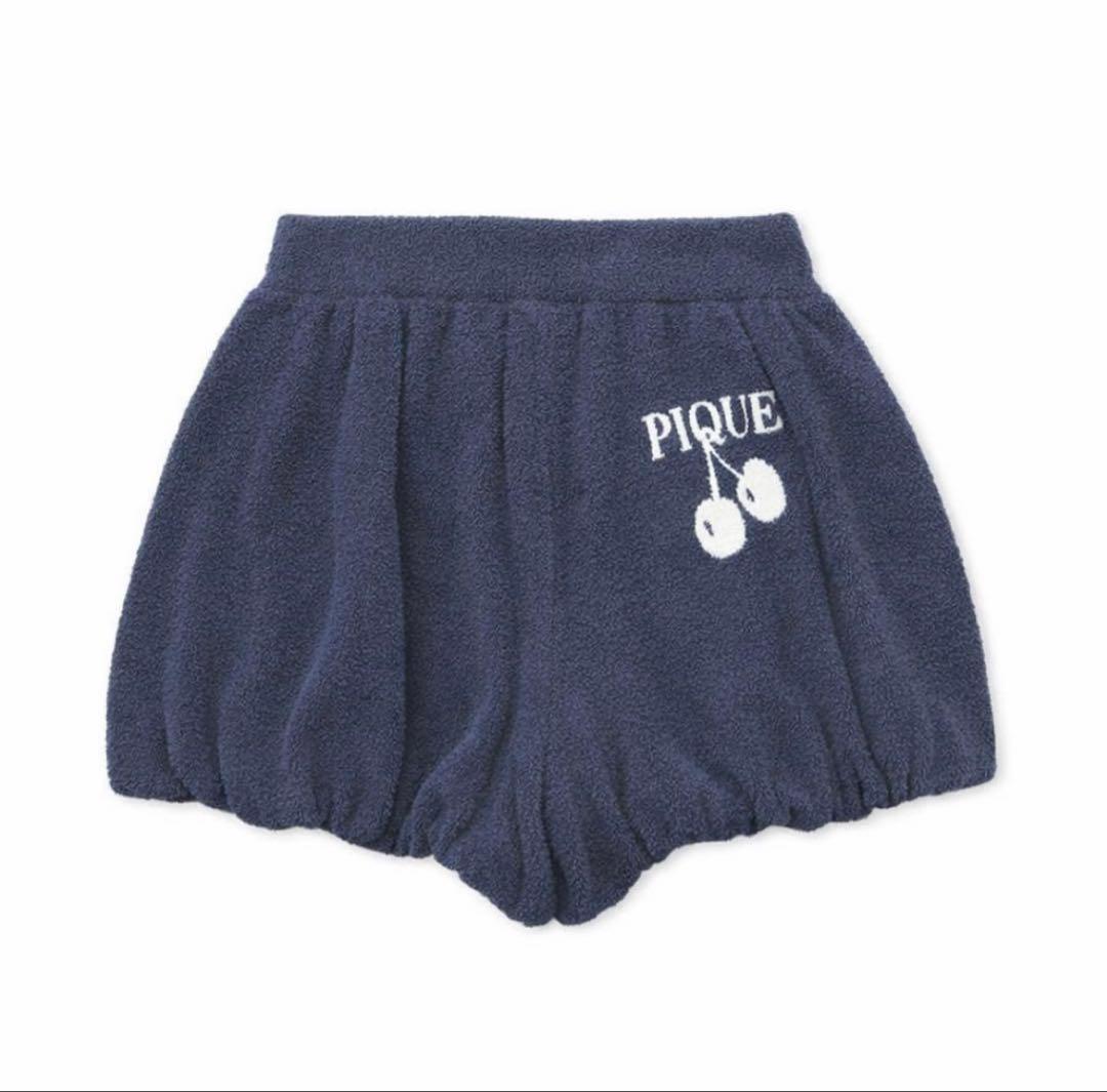 新品未開封＊ベビモコ チェリージャガード プルオーバー + ショートパンツ NV