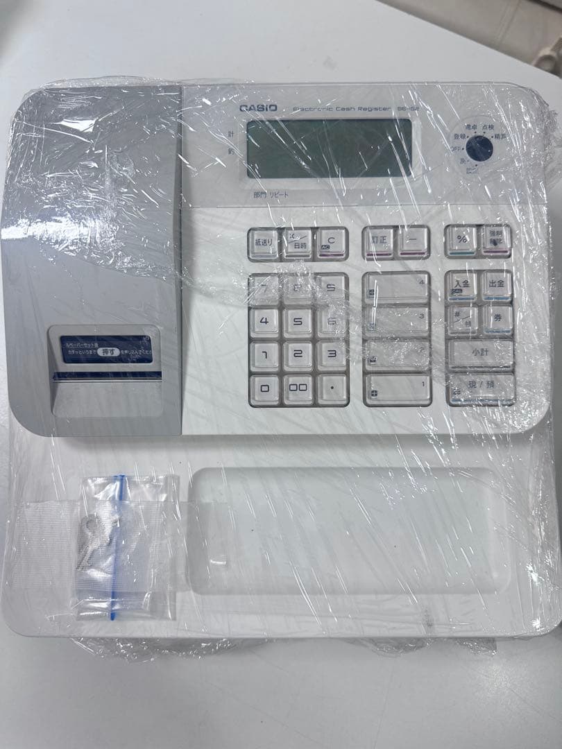 カシオ電子レジスター　SE-G2-WE