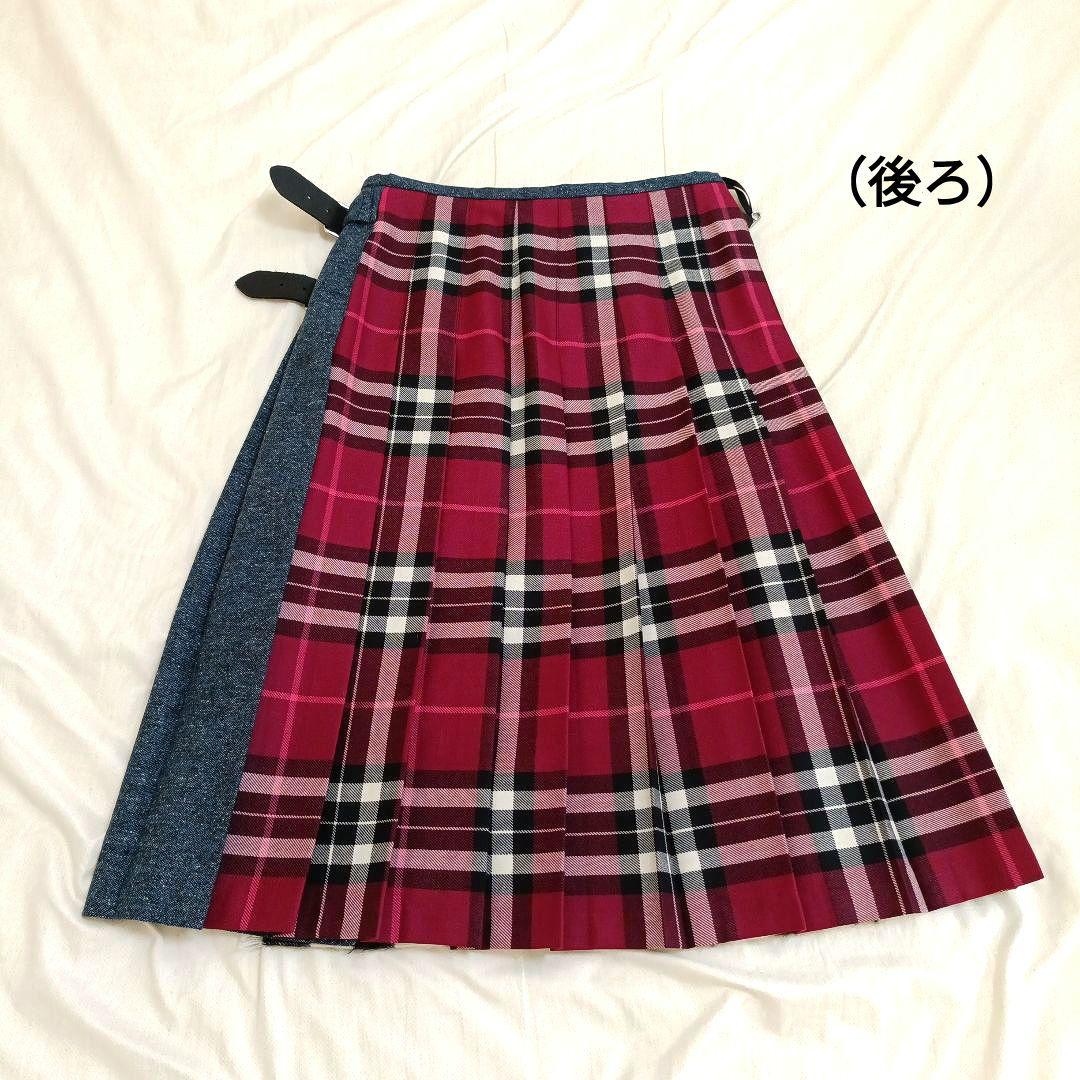 【未使用】O'NEILL OF DUBLIN ラップスカート　バッグプリーツ膝下