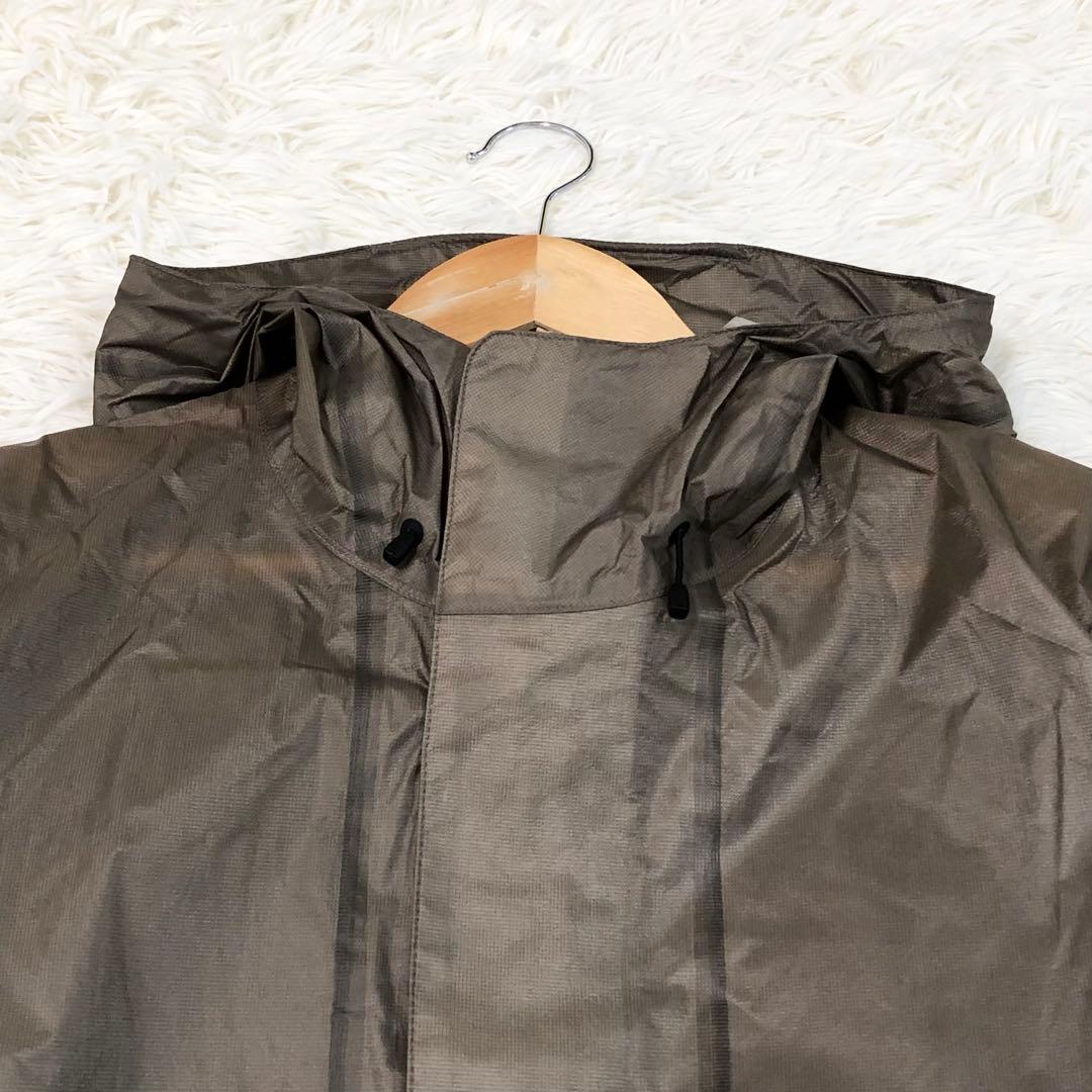 ザノースフェイス　保存袋付き レインコート　ポンチョ 長袖　フード　マーク　ロゴ