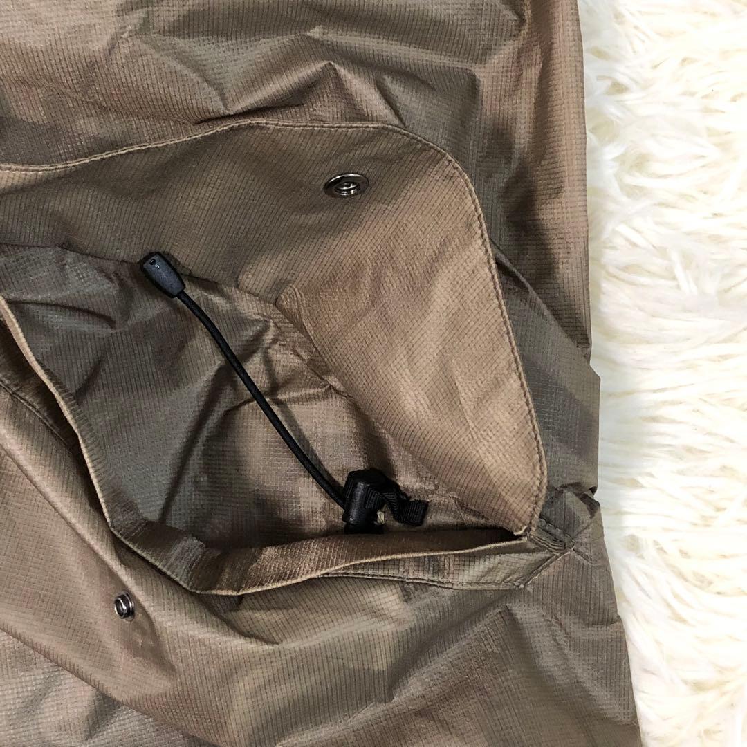 ザノースフェイス　保存袋付き レインコート　ポンチョ 長袖　フード　マーク　ロゴ