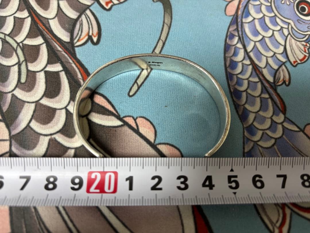 Bruce Morgan シルバー925バングル インディアン