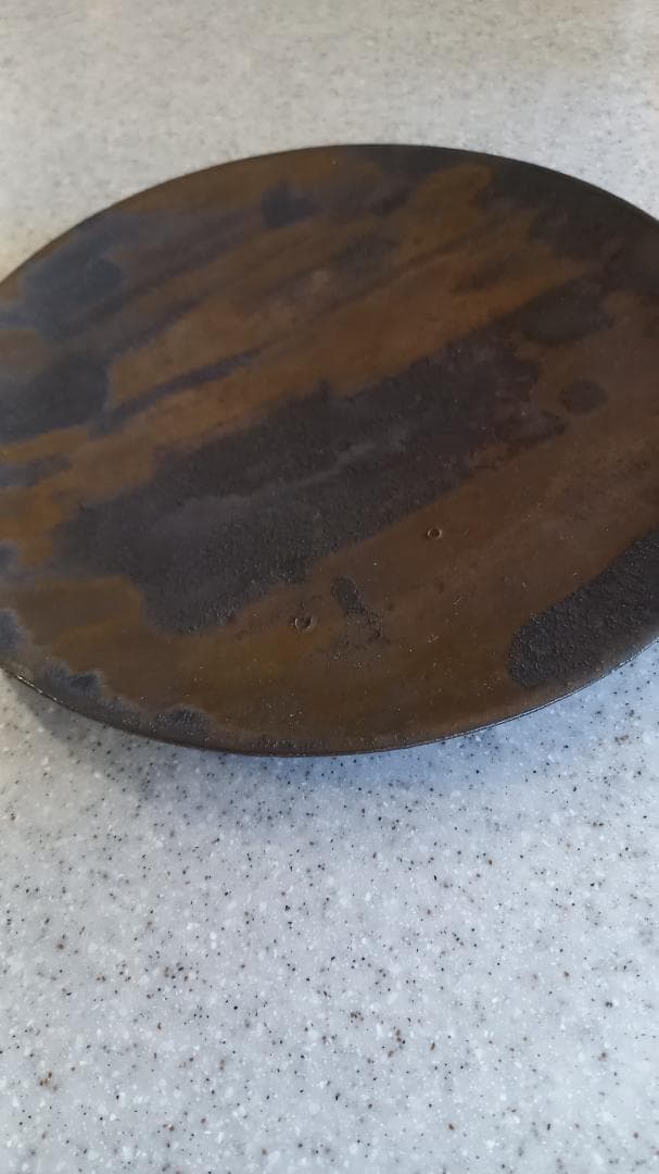 笠間　作家　船串篤司　丸皿　25cm