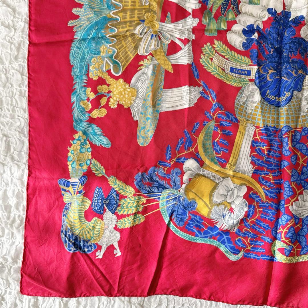 HERMES エルメス カレ90 シルク スカーフ CHAPEAU 脱帽