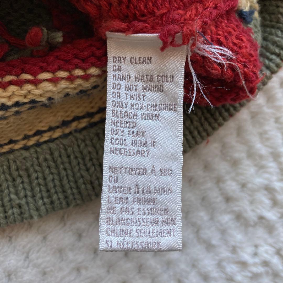 90s JONES NEW YORK ネイティブ柄 カーディガン ラルフローレン