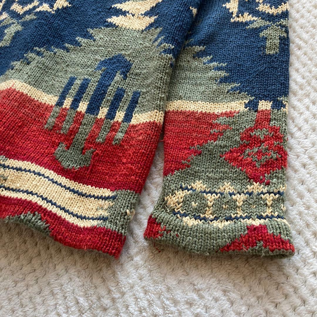 90s JONES NEW YORK ネイティブ柄 カーディガン ラルフローレン