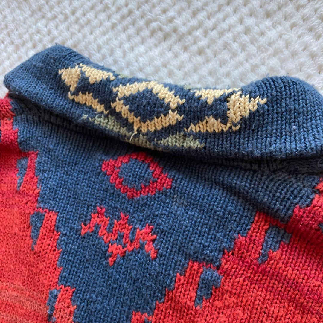 90s JONES NEW YORK ネイティブ柄 カーディガン ラルフローレン