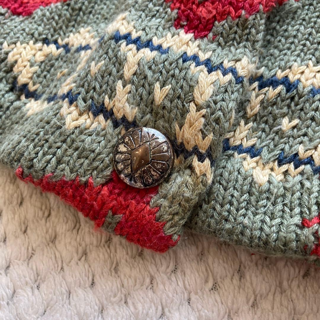 90s JONES NEW YORK ネイティブ柄 カーディガン ラルフローレン