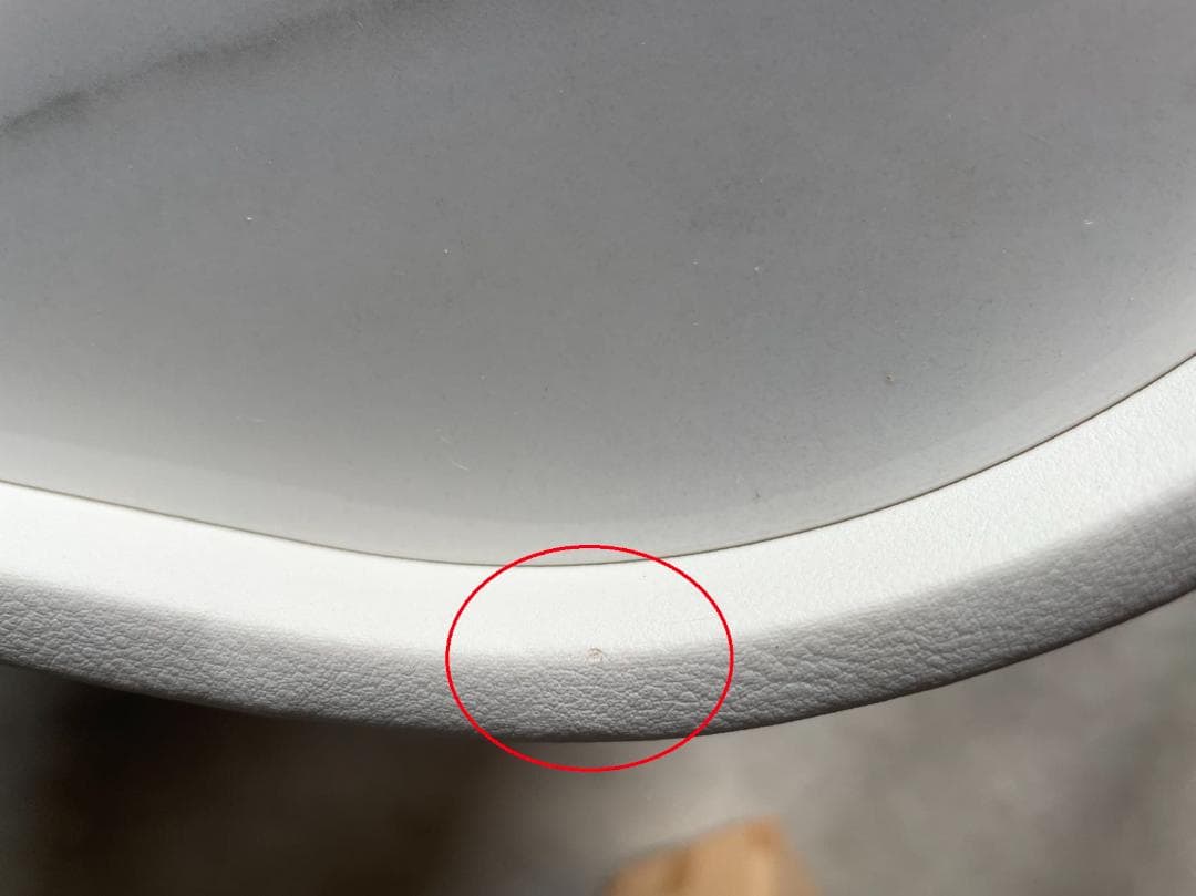 ホワイトドレッサー大理石調デスクのみ 訳あり品写真をご確認J205-80-02