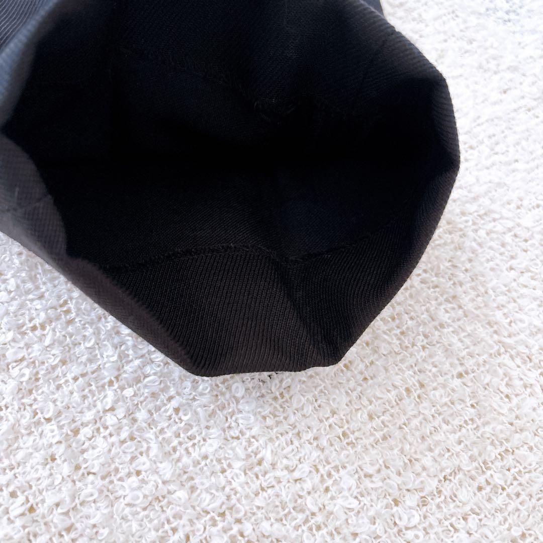 Drawer（ドゥロワー）ウールツイルサロペット　36 ブラック　美品 aw黒