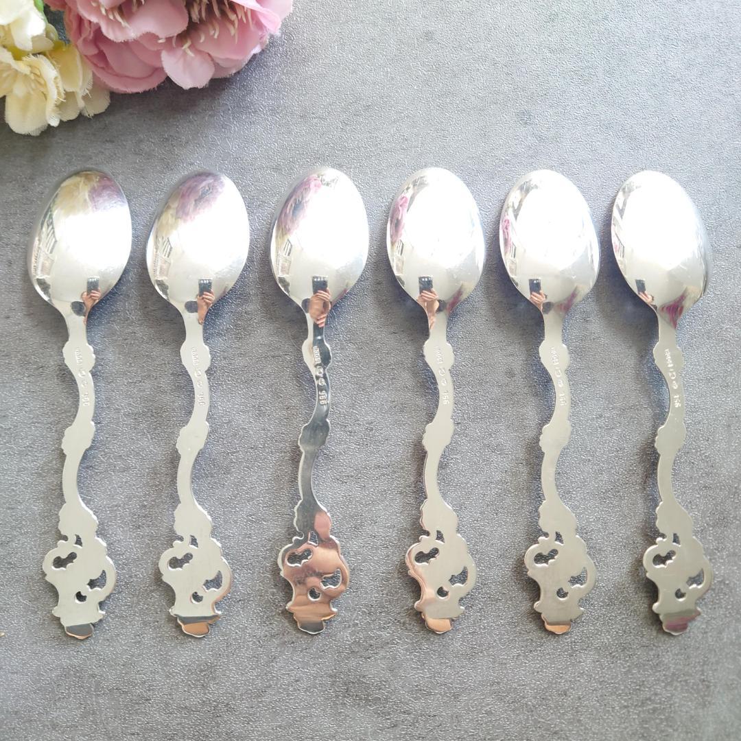 希少 美品 TH Marthinsen 830シルバー スプーン 6点