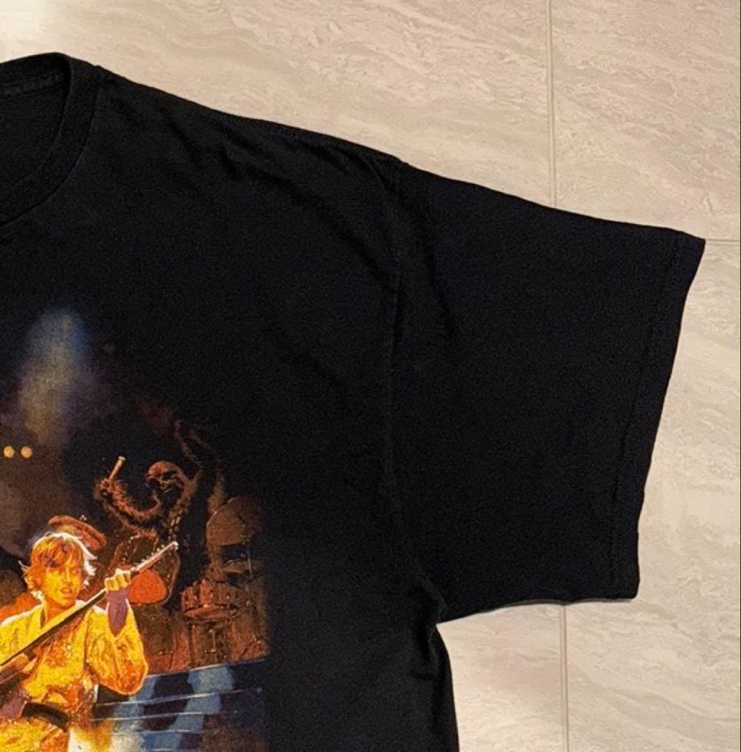 【激レア】STAR WARS スター・ウォーズ バンド Tシャツ 黒 大きめ