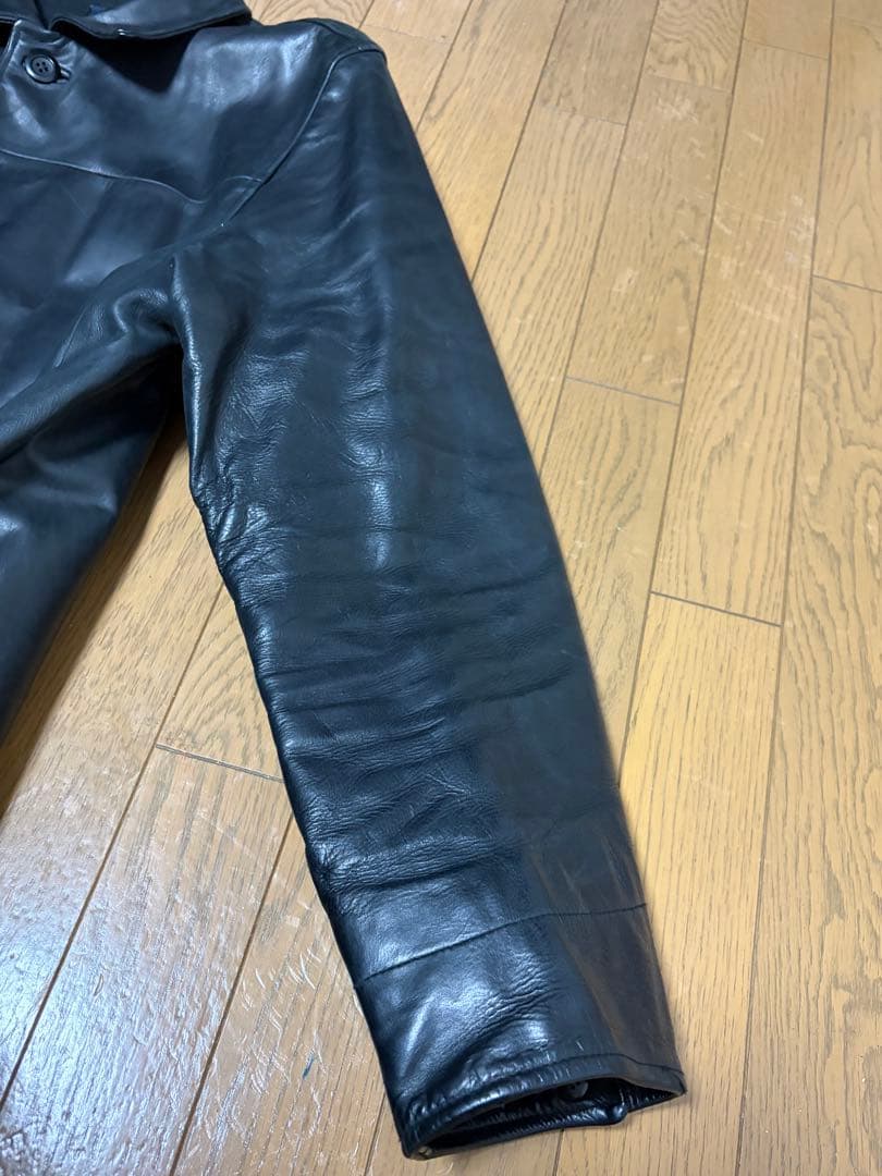 90s OLD Gapオールド ギャップ レザー カーコート 野村訓市 着用