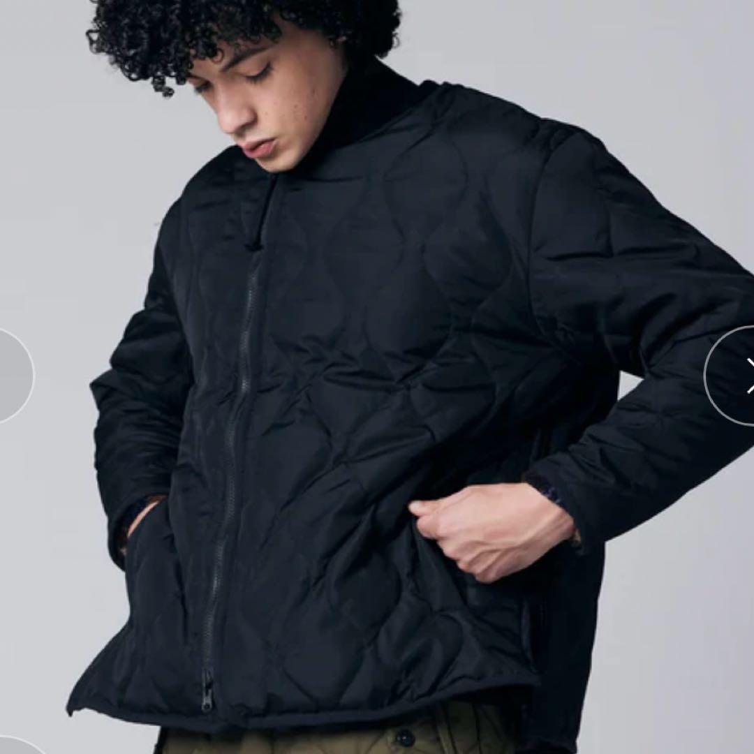 【 新品 TAION 】リバーシブルクルーネック キルティング （エコバッグ付）