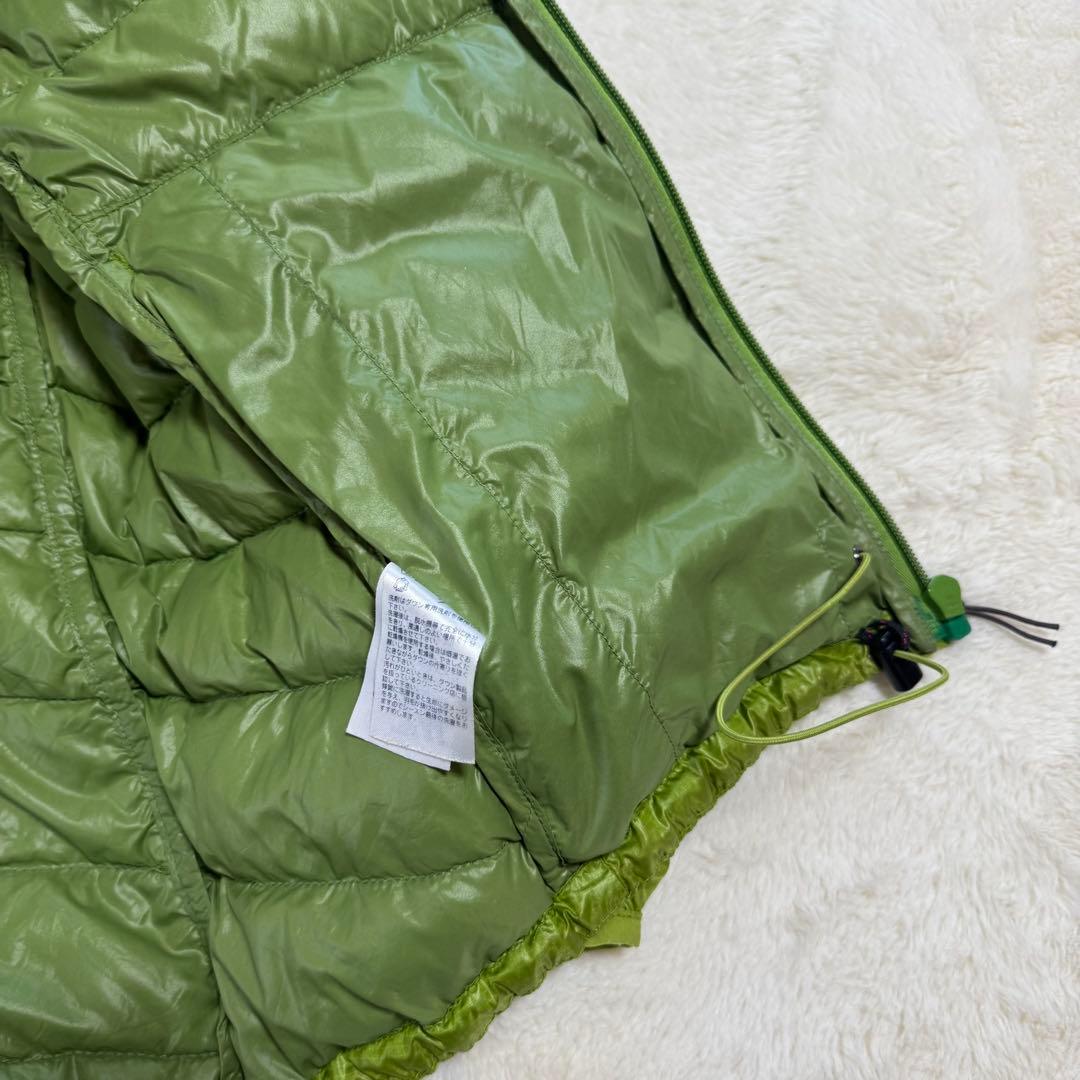 モンベル800FP U.L.ダウンガイドパーカSグリーンドローコードy2k短丈
