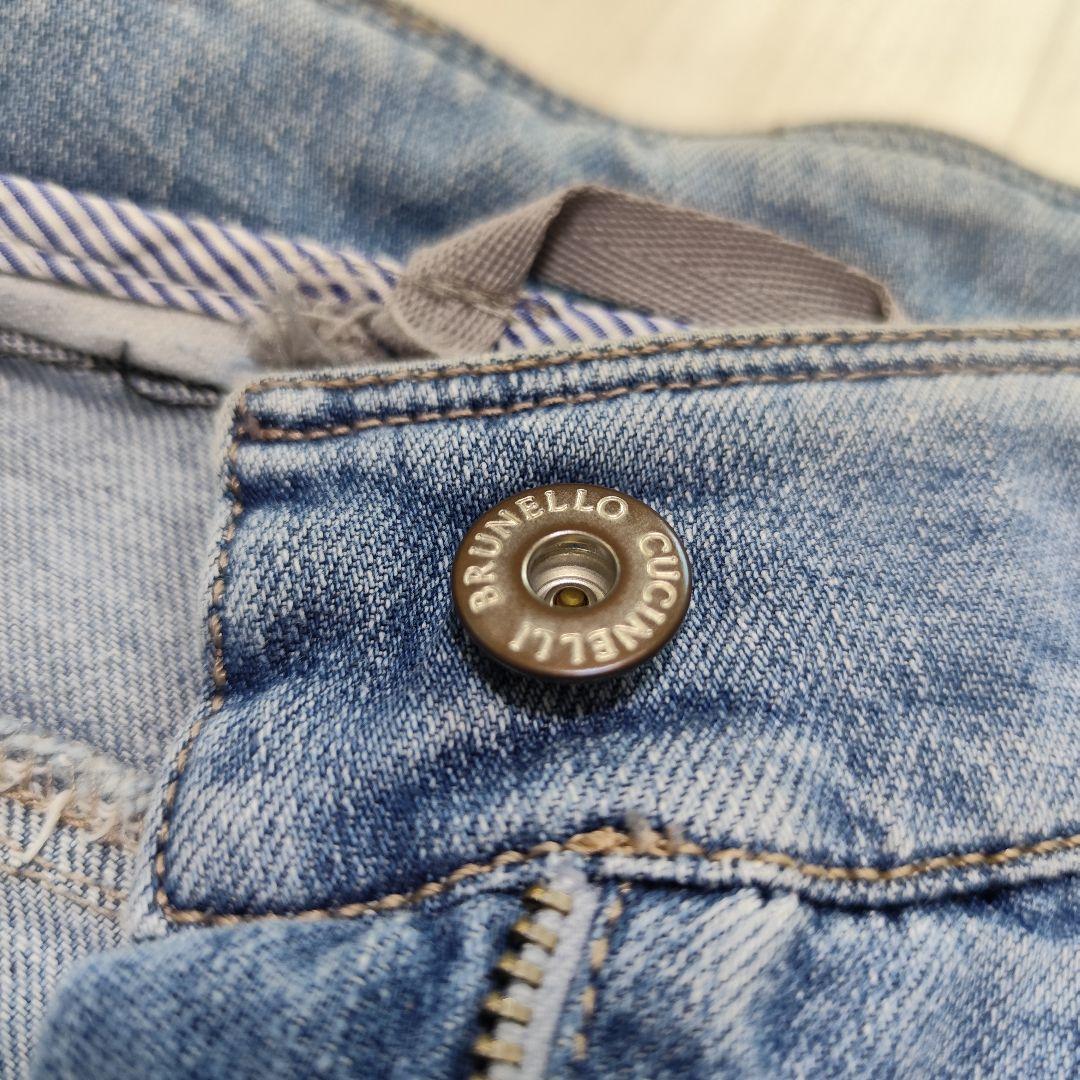 BRUNELLO CUCINELLI スリムジーンズ ウォッシュブルー 36