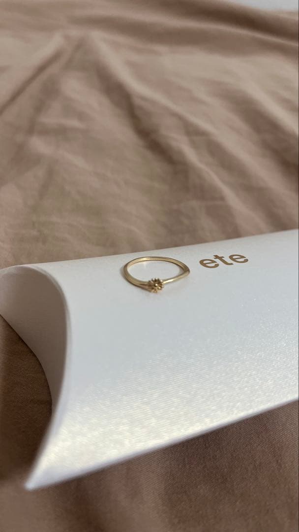 eteディジーリングK10YG 9号 即日発送