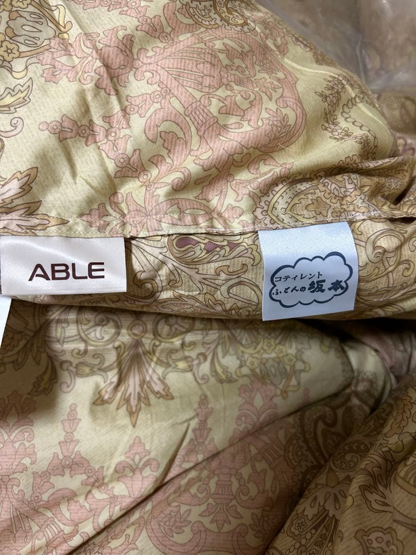 羽毛掛け布団ABLE150×210シングル日本製 京都金桝