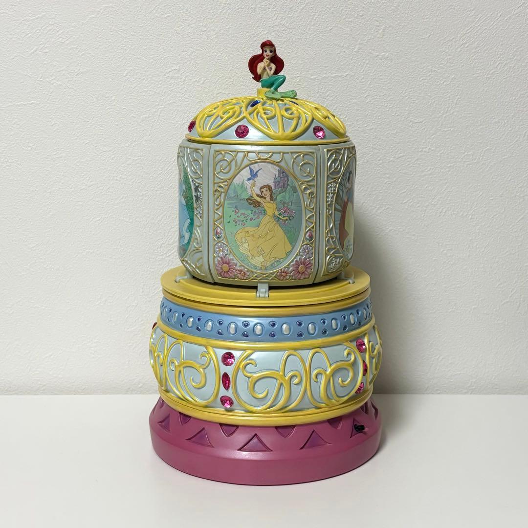 ディズニー　プリンセス　オルゴール　スノードーム