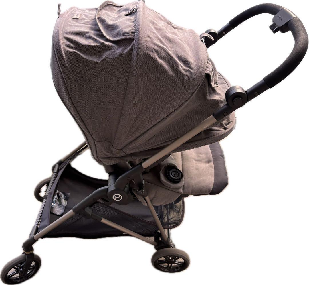 サイベックス　ベビーカー　メリオ　アルミ　ソーホーグレー