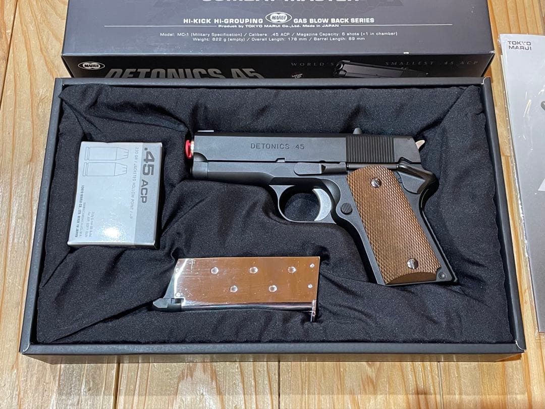 美品 DETONICS .45 COMBAT MASTER ガスガン