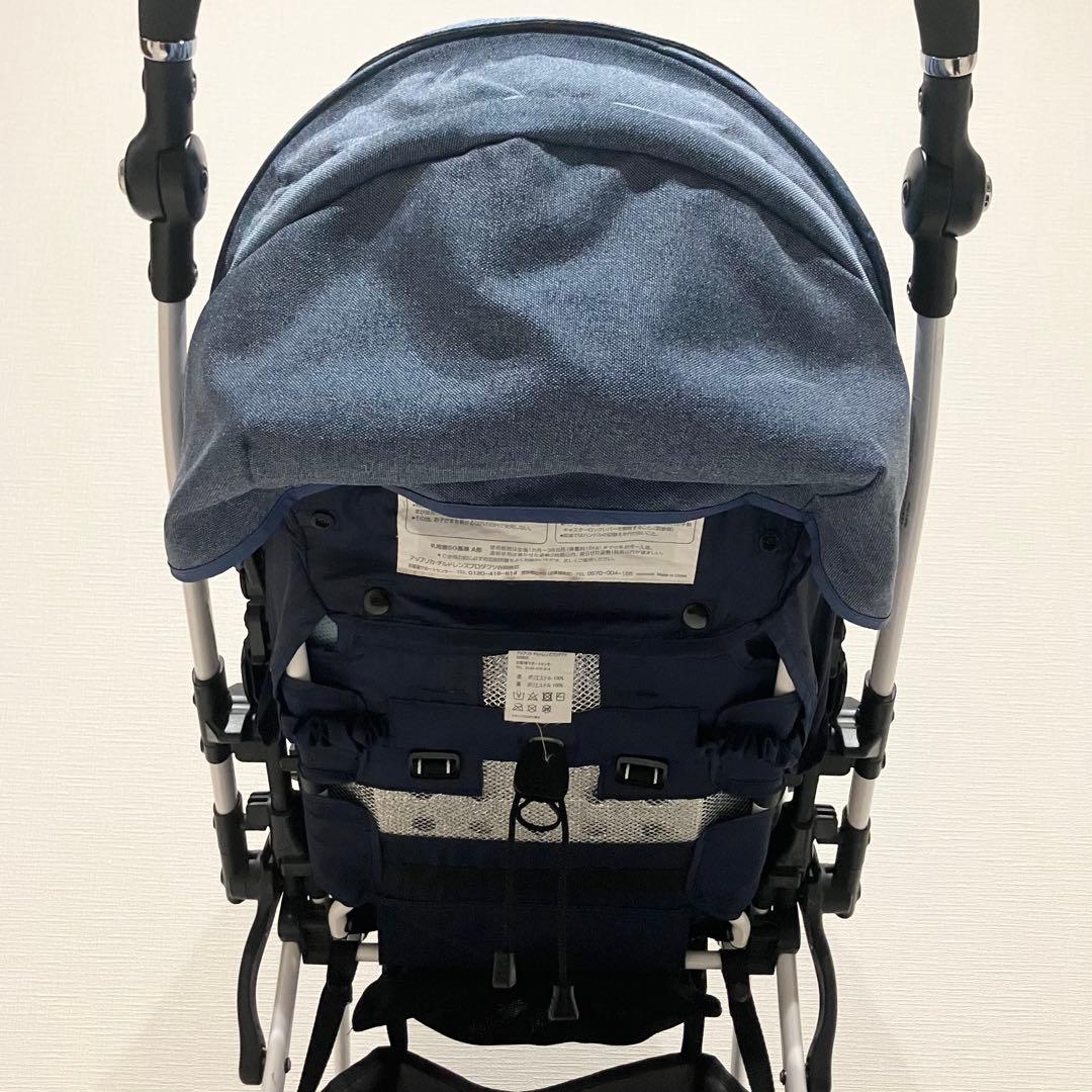 ラクーナビッテ　アップリカ　ベビーカー　アカチャンホンポ限定モデル　ブルー