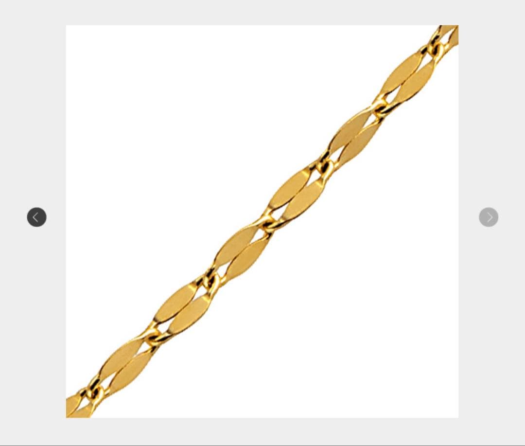 GINZA TANAKA K18イエローゴールドブレスレット15cm 新品未着用