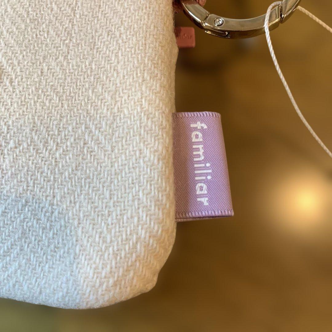 ファミリア　宝塚　ポーチ キャトルレーヴ ミニウォレット familiar クマ