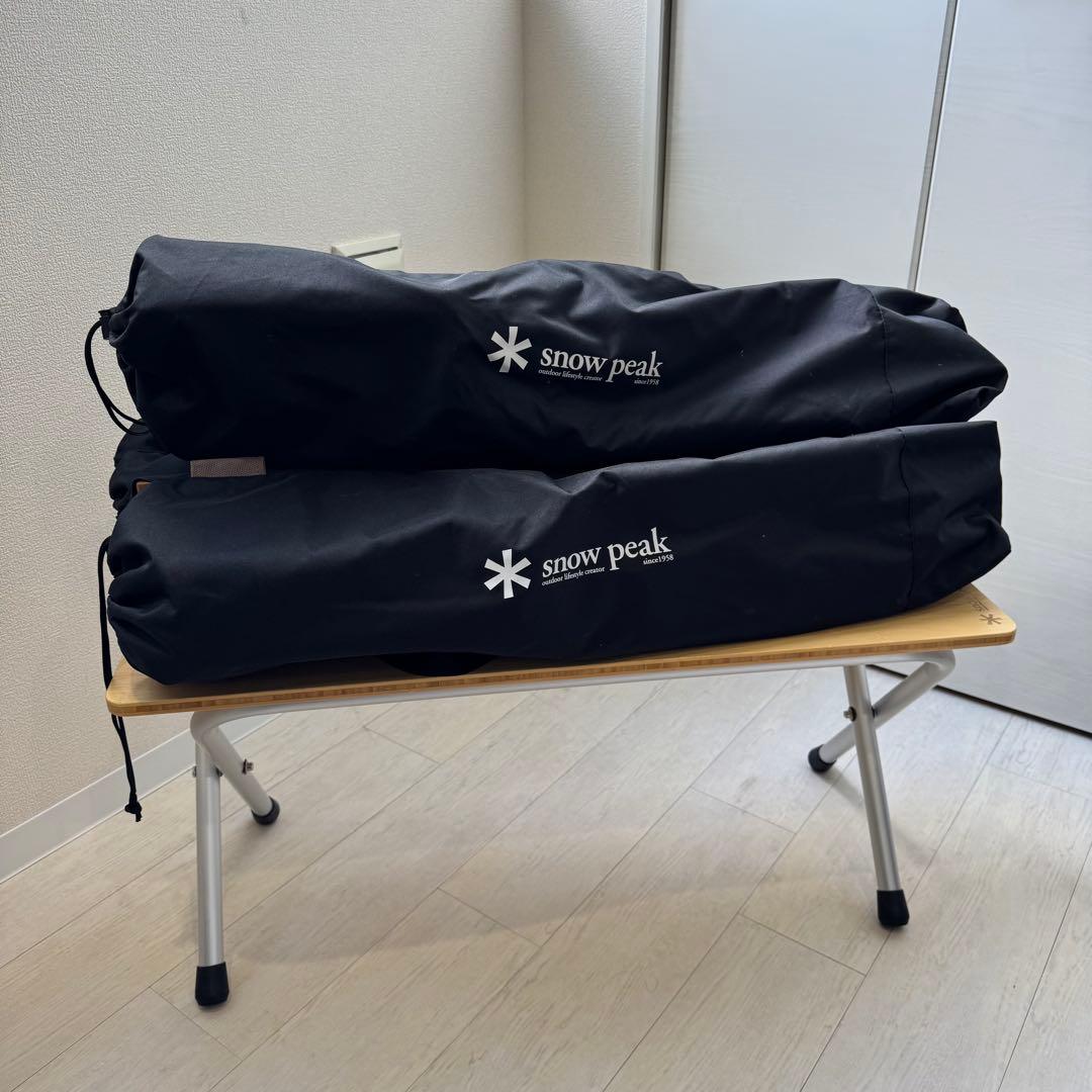 未使用 3脚セット  peak ローチェアショートグレー