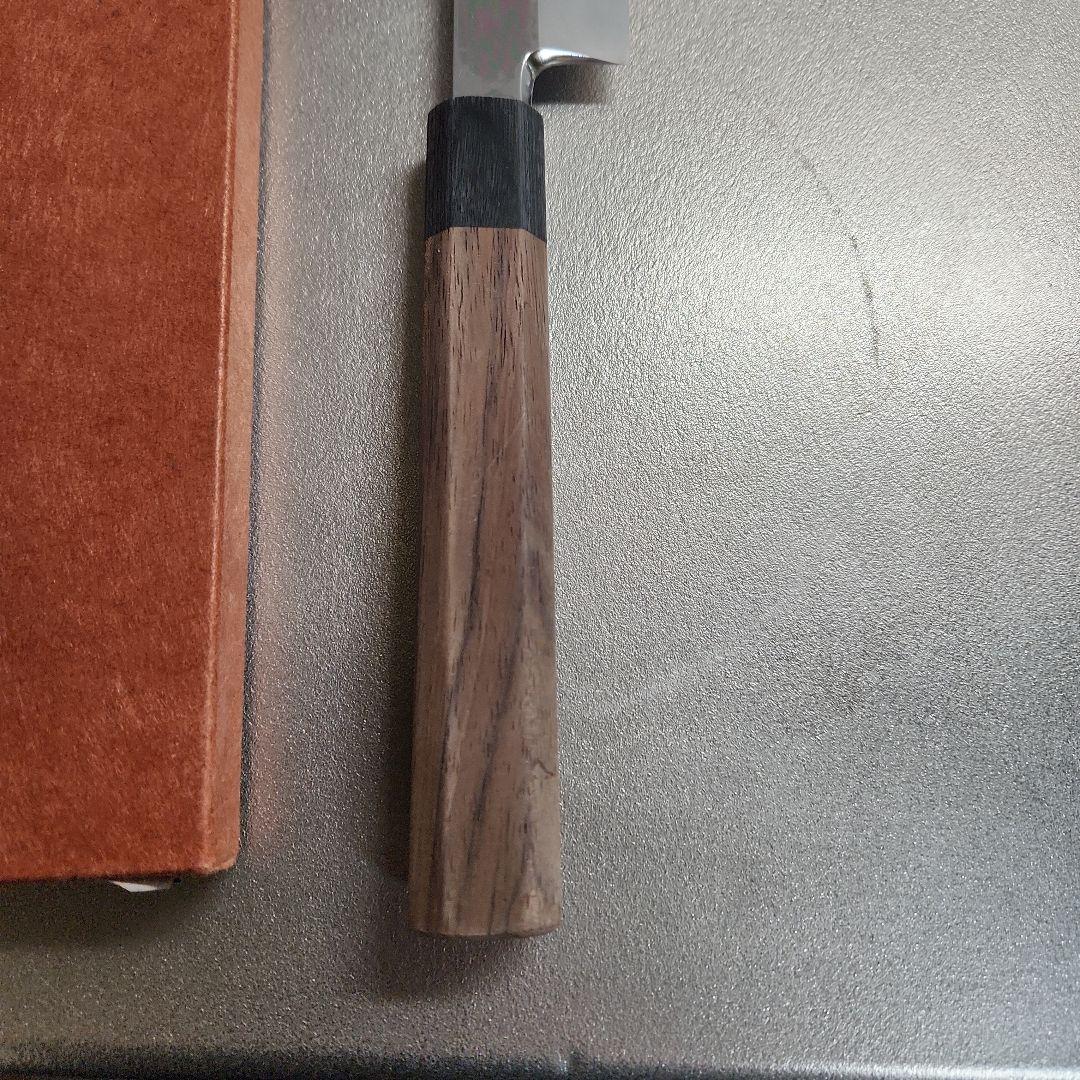 4/10まで公開　値下げ有り　V金本焼　和包丁　柳刃　堺刃物　尺1　紫檀柄